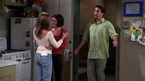 Jennifer Aniston Sexy Scene in Friends .